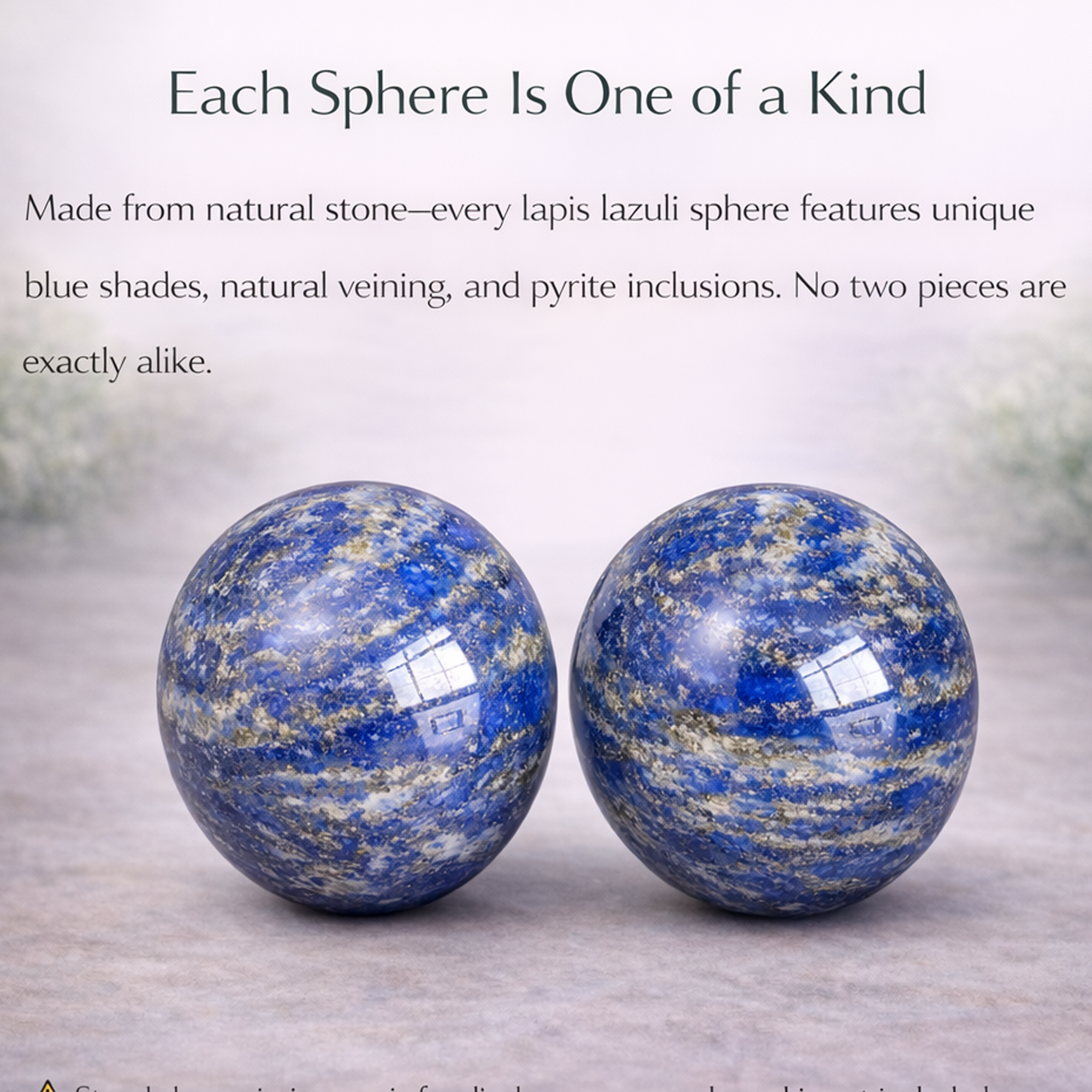 Lapis Lazuli Sphere Ball 50 mm