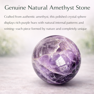 Amethyst Sphere Ball 50 mm