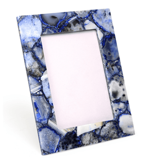 Blue Agate Photo Frame