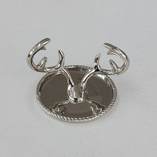 Ring Holder Dish Silver Antler