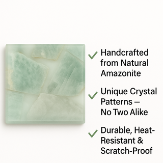 Amazonite Coaster Set