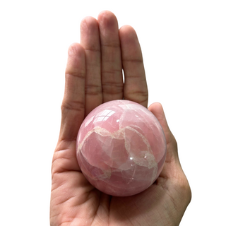Rose Quartz Sphere Ball 50 mm for Good Luck