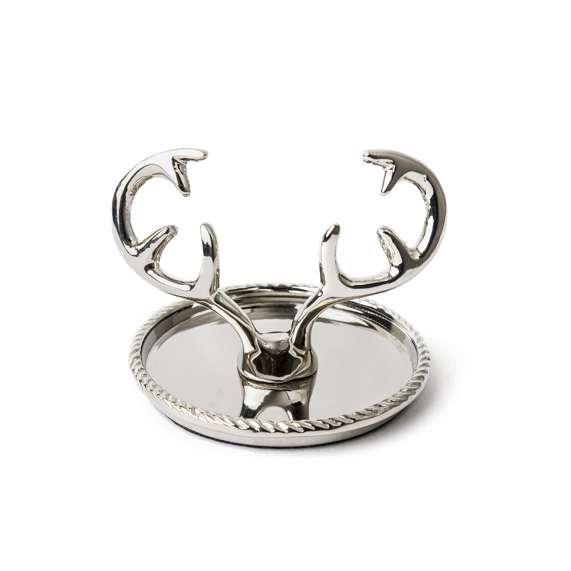 Silver Antler Ring Dish Holder