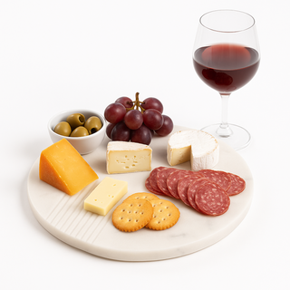 White Marble Platter Serving Board