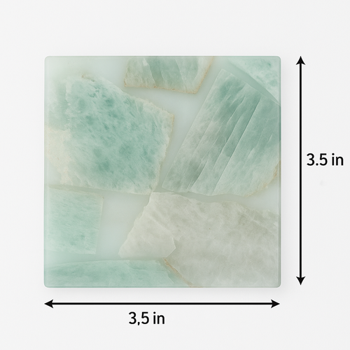 Amazonite Coaster Set